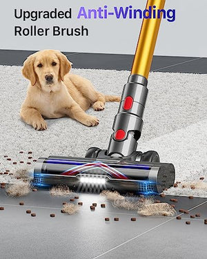 HOMPANY Cordless Vacuum Cleaner, 500W/40Kpa Stick Vacuum with Touch Sc –  kitchhomy